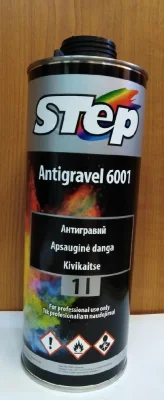 Антигравий черный Antigravel 1 л (1х12) STEP STEP33122
