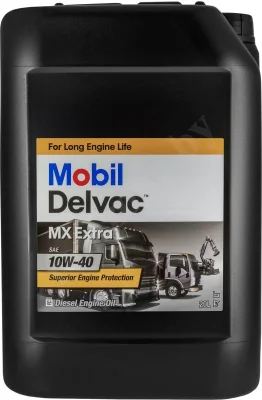 Масло моторное; Delvac MX Extra 10w40, 20л MOBIL 144718_152673