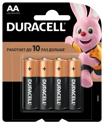 Элемент питания AA кратно 16шт DURACELL LR6/MN1500 4BP*4