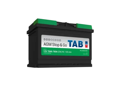 EcoDry Stop&Go AGM 70 R (760A. 278*175*190) Аккумулятор автомобильный TAB 213070