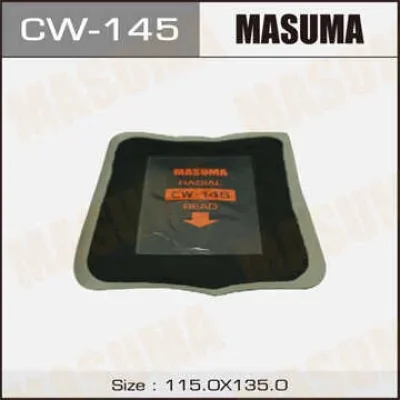 Заплатка кордовая 1шт. 135x115mm 3 слоя корда MASUMA CW-145