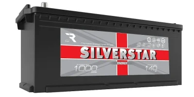 SilverStar Dynamic 140 (4) рус -/+ (1000A, 480*189*221) с бортом Tungstone 140(4)