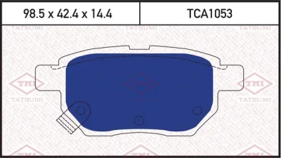 Колодки тормозные дисковые TATSUMI TCA1053