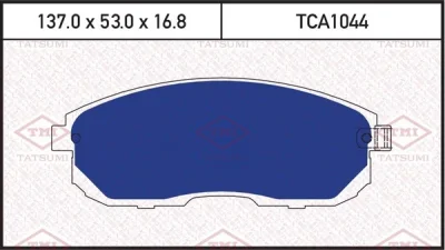 Колодки тормозные дисковые TATSUMI TCA1044