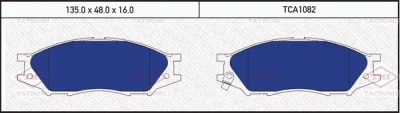 Колодки тормозные дисковые TATSUMI TCA1082