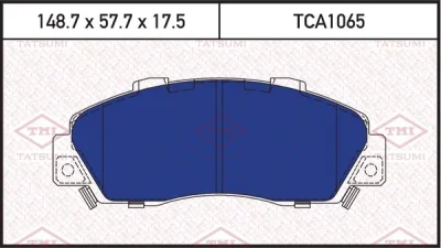 Колодки тормозные дисковые TATSUMI TCA1065