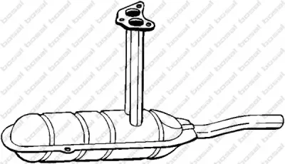 220-645 BOSAL Глушитель