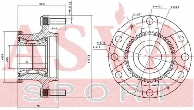 HYWH-SRXF ASVA Ступица колеса