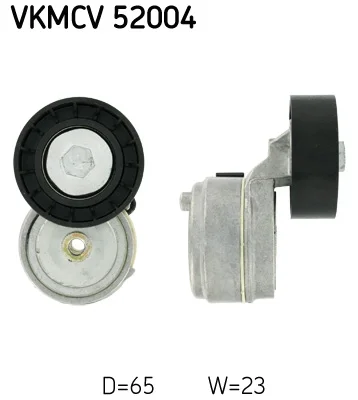 VKMCV 52004 SKF Натяжной ролик, поликлиновой ремень