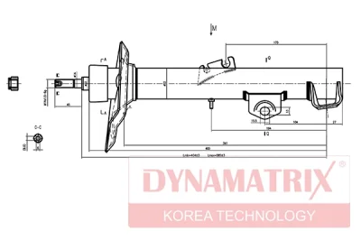 DSA333909 DYNAMATRIX Амортизатор