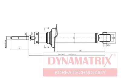 DSA341186 DYNAMATRIX Амортизатор