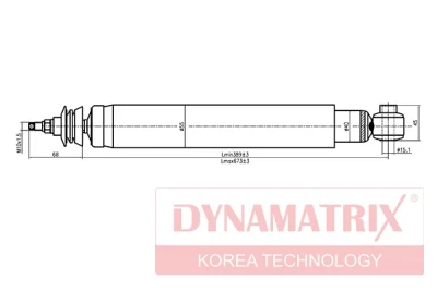 DSA343216 DYNAMATRIX Амортизатор