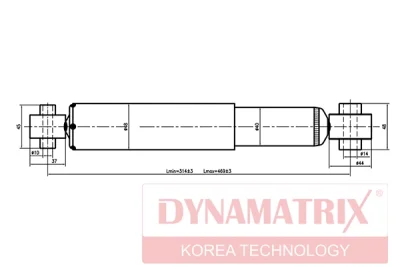 DSA343396 DYNAMATRIX Амортизатор