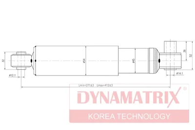 DSA344306 DYNAMATRIX Амортизатор