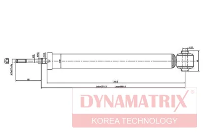 DSA348002 DYNAMATRIX Амортизатор