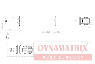DSA443230 DYNAMATRIX Амортизатор