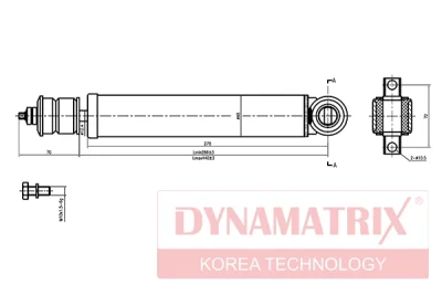 DSA554004 DYNAMATRIX Амортизатор
