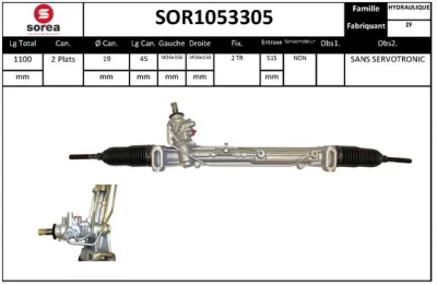 SOR1053305 SNRA Рулевой механизм