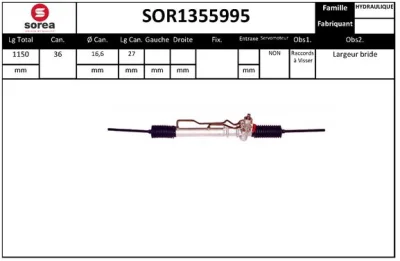 SOR1355995 SNRA Рулевой механизм