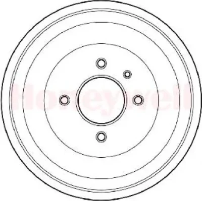 329029B BENDIX Тормозной барабан