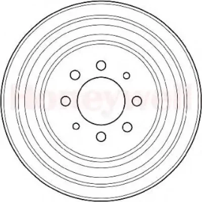 329108B BENDIX Тормозной барабан