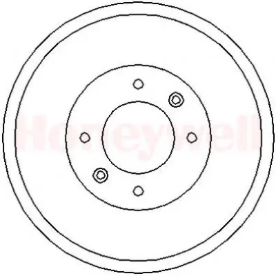 329117B BENDIX Тормозной барабан