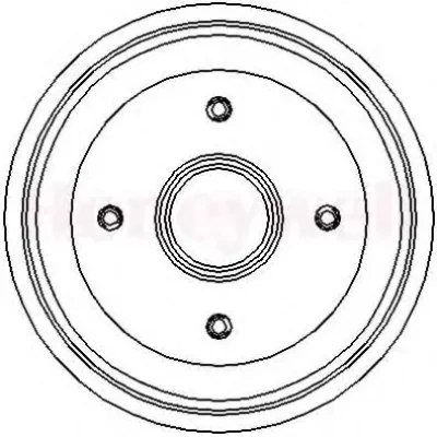 329119B BENDIX Тормозной барабан
