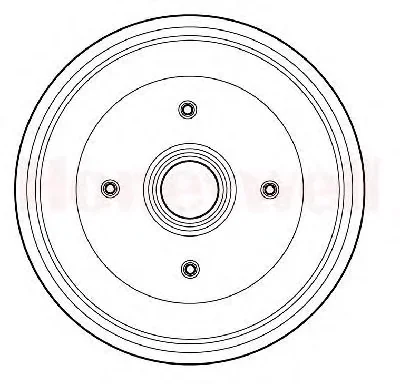 329183B BENDIX Тормозной барабан