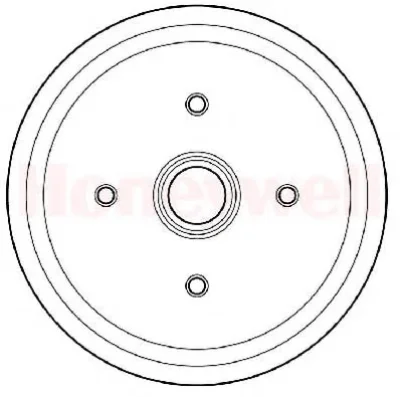 329184B BENDIX Тормозной барабан