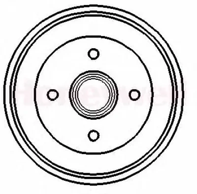 329197B BENDIX Тормозной барабан