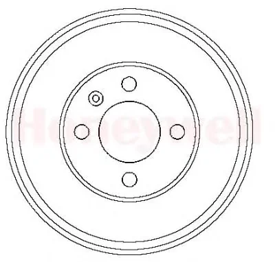 329235B BENDIX Тормозной барабан