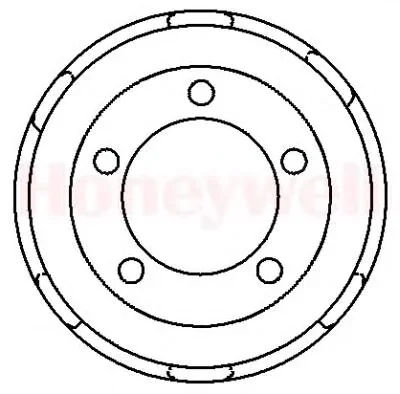 329258B BENDIX Тормозной барабан