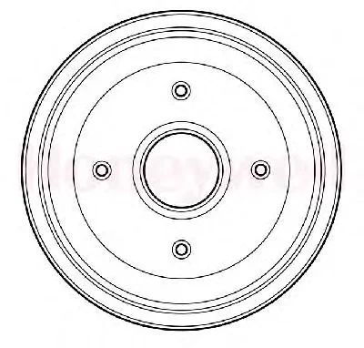 329703B BENDIX Тормозной барабан