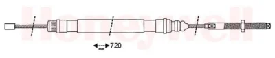 432417B BENDIX Трос (тросик) ручника