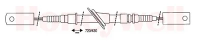 432965B BENDIX Трос (тросик) ручника