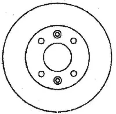 561417BC BENDIX Тормозной диск