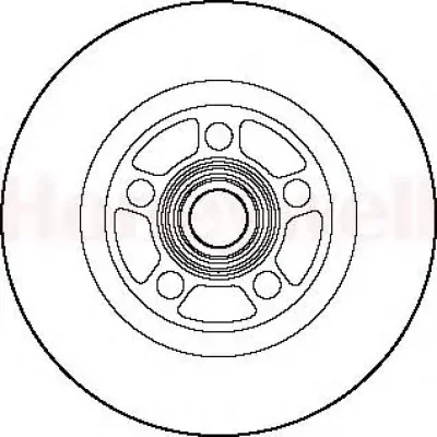 561445B BENDIX Тормозной диск