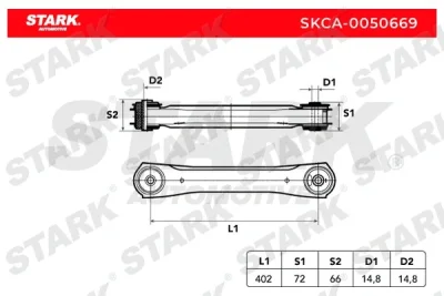 SKCA-0050669 Stark Рычаг независимой подвески колеса, подвеска колеса