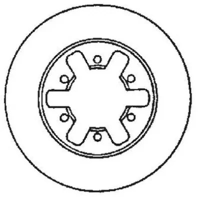 561523BC BENDIX Тормозной диск