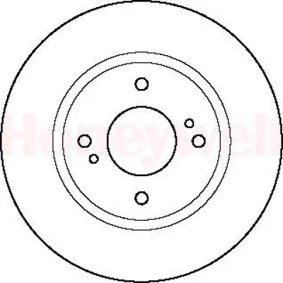 561725B BENDIX Тормозной диск