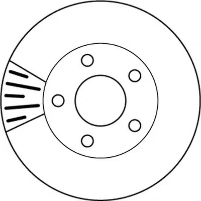 562160B BENDIX Тормозной диск