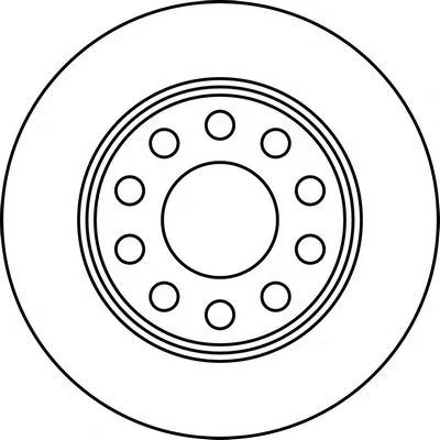 562191B BENDIX Тормозной диск