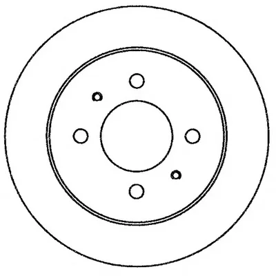 562250BC BENDIX Тормозной диск