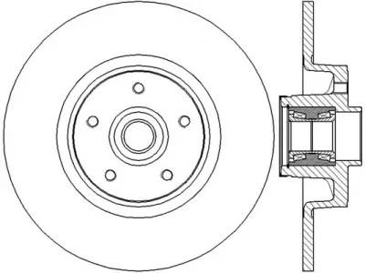 562378B BENDIX Тормозной диск