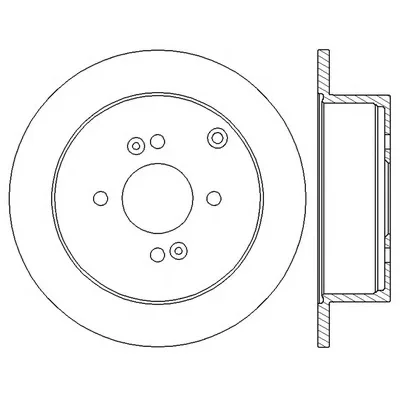 562551BC BENDIX Тормозной диск