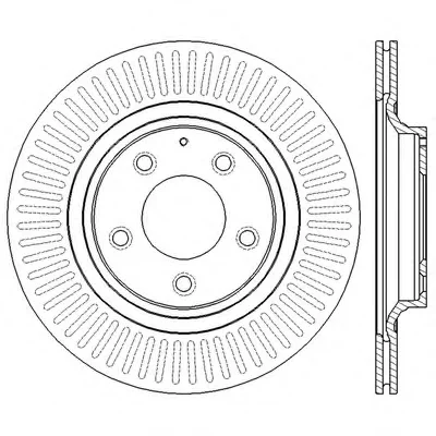 562563BC BENDIX Тормозной диск