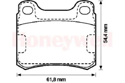 571555B BENDIX Тормозные колодки