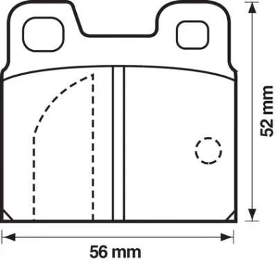 571804B BENDIX Тормозные колодки