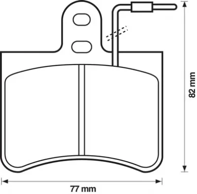 571907B BENDIX Тормозные колодки