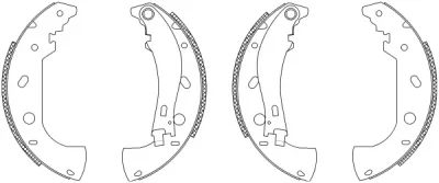 8DB 355 003-211 BEHR/HELLA/PAGID Тормозные колодки